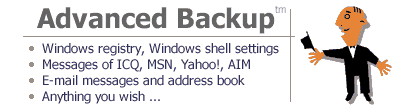 Advanced Backup is a powerful backup utility.